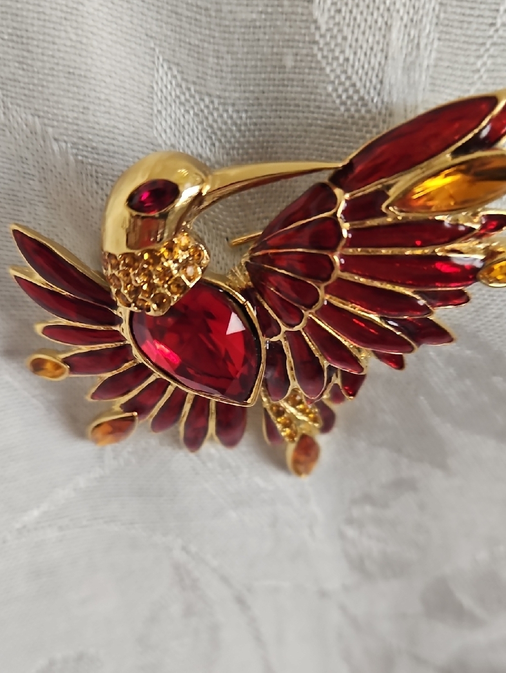 Graziano "Bird Of Paradise" Vintage Brooch. - Picture 8 of 11
